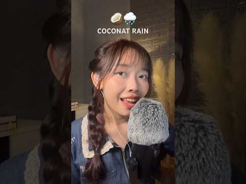 ASMR Coconut Rain 🥥🌧️