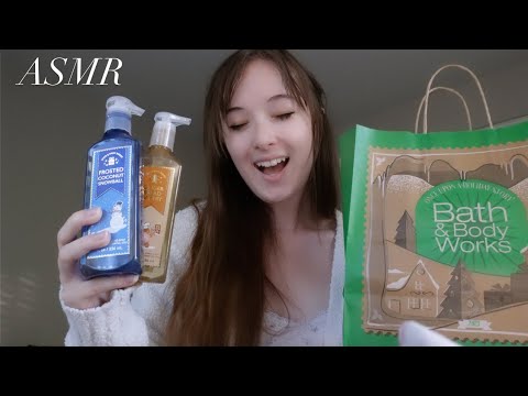 ASMR haul (bath and body works soap)💙🧼