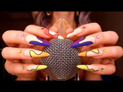 ASMR BRAIN MASSAGE 🌟 Mic Scratching, Tapping, Sponges, Ear Triggers & more No Talking ASMR