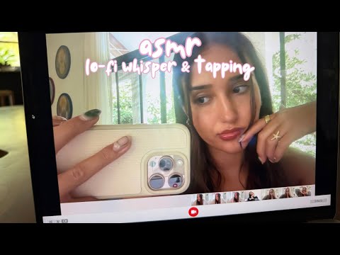 asmr - lo-fi soft whispers and hand movements 