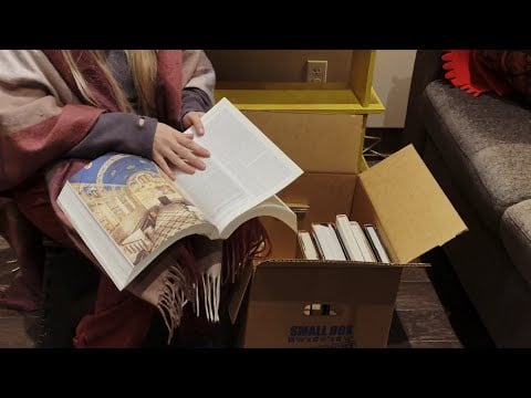 Unpacking my books - Part 3 [ASMR]