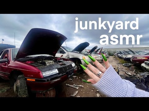 junkyard asmr 🚘 fast car tapping walkaround