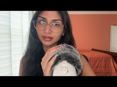 asmr close cupped whispers & lots of mic scratching | rambling once again 🐚