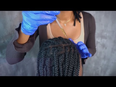 ASMR | Satisfying Scalp Picking Service RP 😌 Scalp Cleaning & Hot Oil Treatment on Real Person