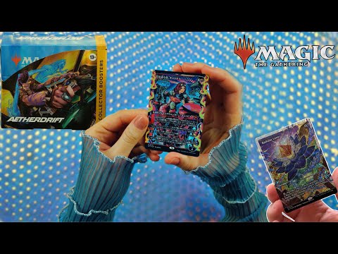 MTG Aetherdrift  Collector Boosters opening *ASMR