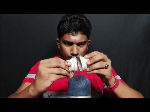 asmr mic scratching and tapping mouth sounds