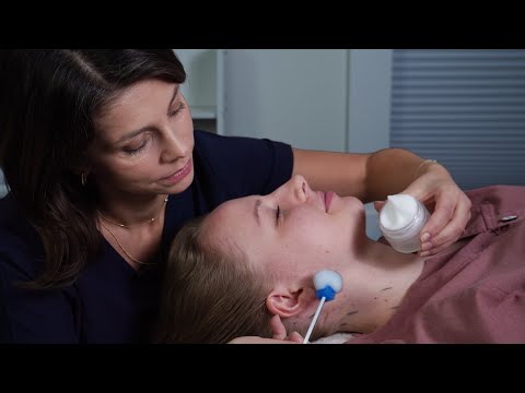 ASMR Ear Cleaning & Face Lymphatic Massage | Pressure Point Therapy, Acupressure, Stress Relief