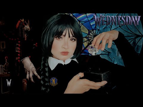 ASMR: WANDINHA ADDAMS! TE FAZENDO CAIR EM SONO PROFUNDO.