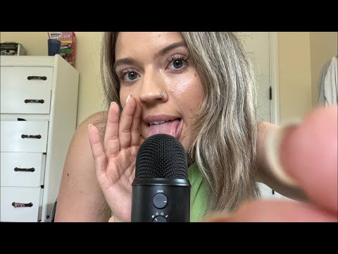 ASMR| 1000% Sensitivity, Eating & Licking Your Ears (mouth sounds)|| Fluffy Mic Scratching