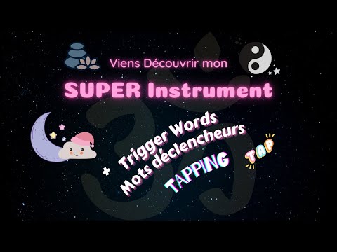 Lofi ASMR Relaxation 😴 Nails Tapping, Trigger Words ✨ Musique douce pour apaiser l'esprit 🎶 ASMR Fr