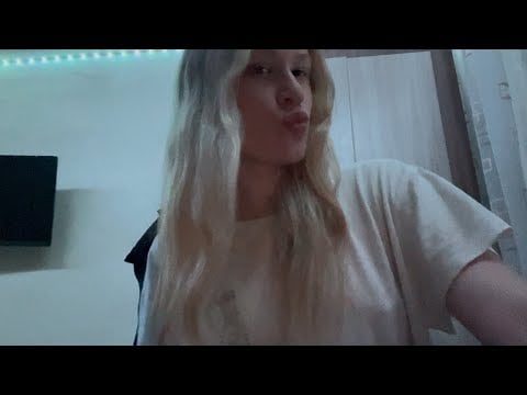 fast ASMR for ADHD on blue subjects/быстрый и агрессивный асмр для СДВГ по голубым предметам