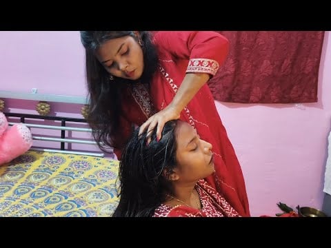 Asmr: soothing massage treatment for deep sleep 😴 #asmrmassage