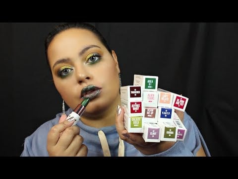 ASMR| Lipstick Application - Jeffree Star Holiday Collection