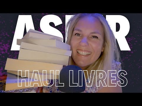 ASMR FR 📚 BiG Haul livres d'occasion avec chuchotement proche du micro ❤️