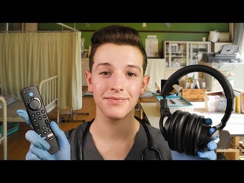 ASMR School Nurse Gives You a Hearing Test