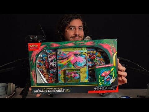 ASMR POKEMON - Coffret Mega florizarre EX 2025