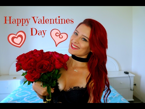ASMR girlfriend roleplay! You're my Valentine // kiss sounds, Tapping, soft spoken.