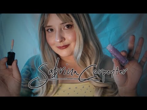 🎤 Pop Star Does Your Lipstick 💋[ASMR]✨Role Play 💛 Sabrina Carpenter Inspired 💛
