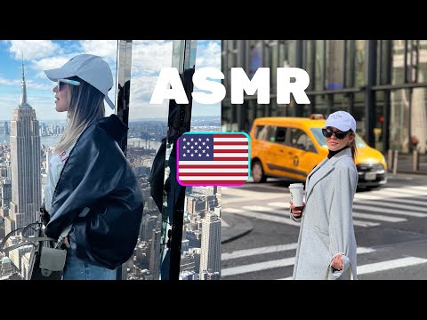 ASMR VLOG  - CONHECI NEW YORK 😭🇺🇸❤️