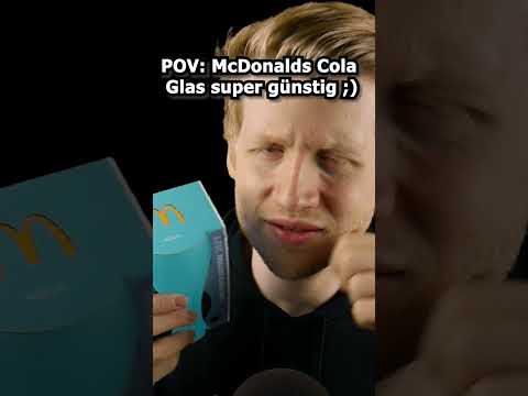 ASMR - POV: McDonalds Cola Glas super günstig! #shorts #asmr #roleplay #deutscheasmr