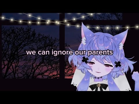 “ASMR” Roleplay: Your Catgirl Sister Eats Cookies with You in Spring and Naps While You do Homework