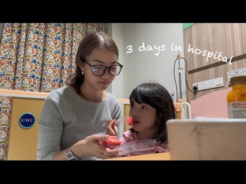 video diary: spend the time with me in hospital | my daughter had influenza #momvlog