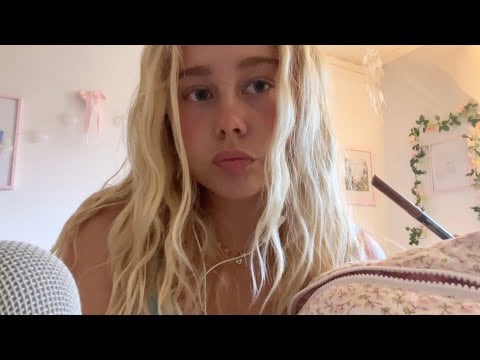 What’s in my MAKEUP BAG 👛 GRWM (UPDATED)💘 ASMR