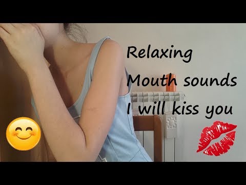 HOT ASMR MIRROR GIRLS KISSING LICKING MOUTH SOUNDS KISSES