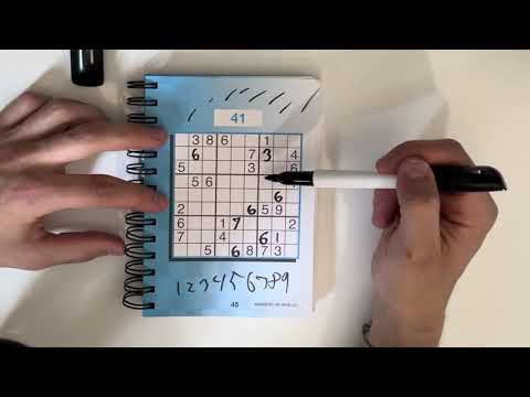 ASMR- Solving a Sudoku and close up whispering