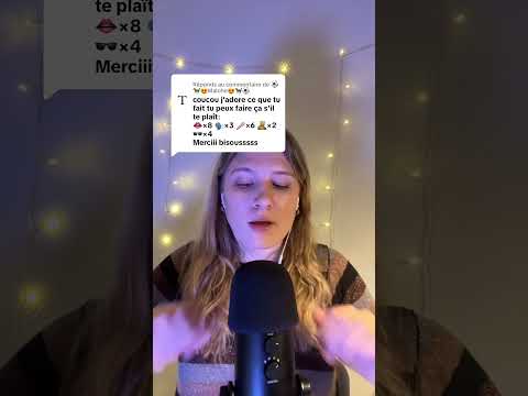 j’adore faire les #emojichallengeasmr #asmr