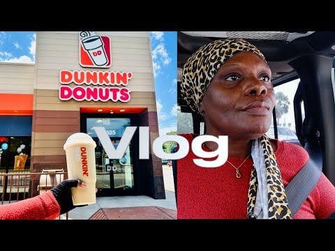 Hit Not Interested And Keep It Moving | Dunkin Donuts Coffee Cake Muffin | Vlog40