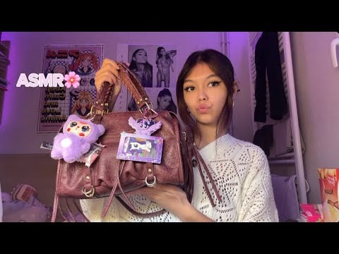 What’s in my bag ASMR (French) 💓