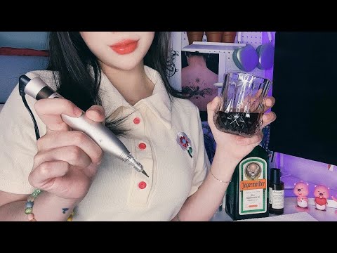 ASMR Cozy tattoo shop 🌙 | 잠이 솔솔오는 소리 ☑️sub