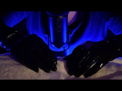 ASMR With Patent Leather Gloves & Gentle Mouth Sounds | Soft & Slow