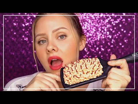 #ASMR | JE MANGE UNE BROSSE A CHEVEUX ( Hyper satisfaisant !)