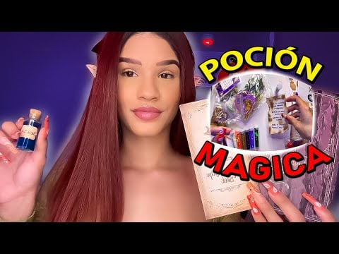 Asmr tu hermana elfa y tu crean una poción magica role-play 🧪🎃