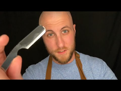 ASMR Barber Shop, Trim and Shave,