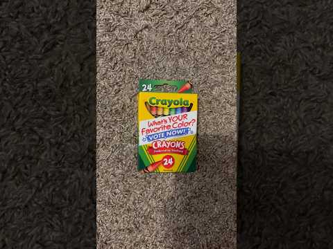 ASMR Tapping On A Crayola Crayon Box (No Talking) #ASMR #Shorts