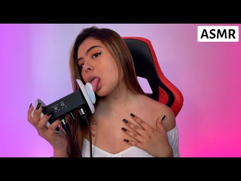ASMR besando tus Orejitas/ Mouth sounds-ASMR EAR EATING con 3dio