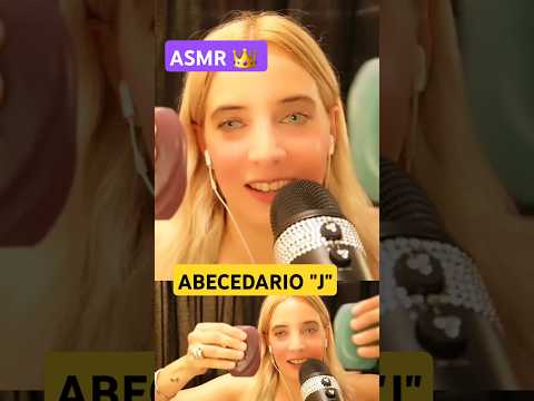 ASMR ABECEDARIO LETRA "J" #ASMR #asmr #asmrespañol #asmrargentina #relax #dormirbien