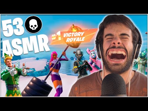 ASMR MOUTH SOUNDS FORTNITE SOLO VS SQUAD (53 KILLS) - ASMR EN ESPAÑOL