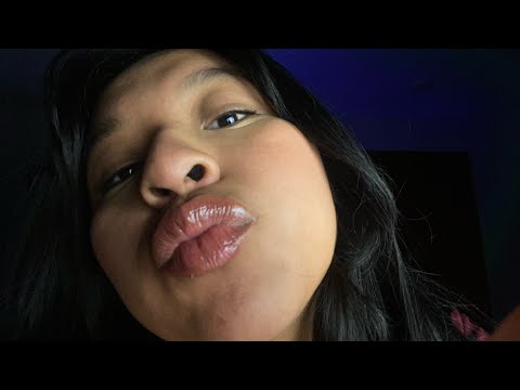 ASMR immerse your ears with💋kisses ,spitpainting ,mouth sounds💦