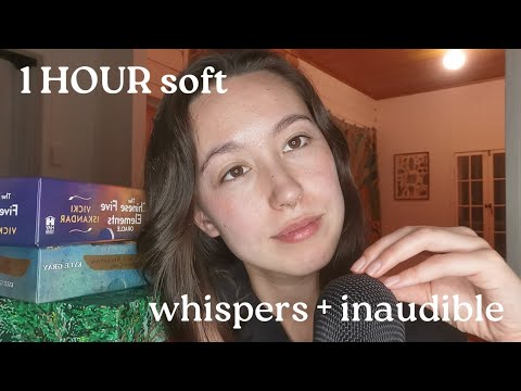 ASMR - Breathy + Inaudible Whispers 44:44 minutes