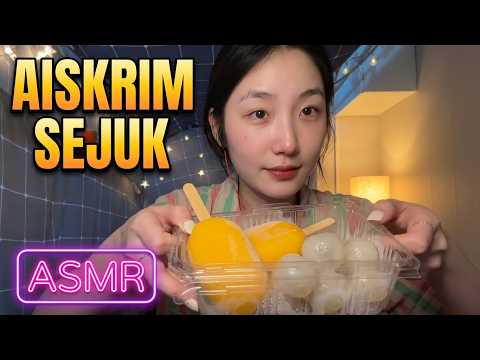 Mango Longan Ice Cream 🥭✨ | Chewing Sounds 😋🎧 | ASMR 🎤💤 | KC Sleep Aid 🌙🛌