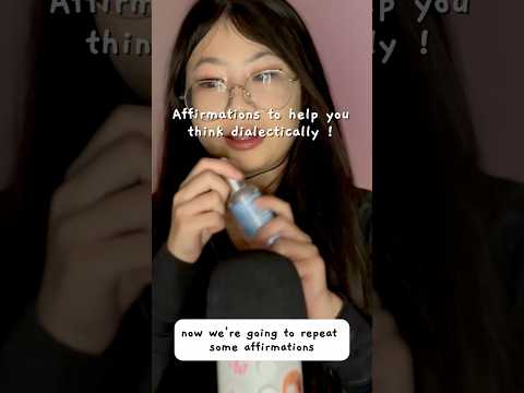 Affirmations for dialectical materialism #asmr #educationalasmr #marxism