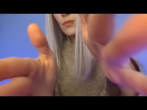 ASMR | Hand Movements, Mouth Sounds and Soft Whispers (lofi, background white noise)