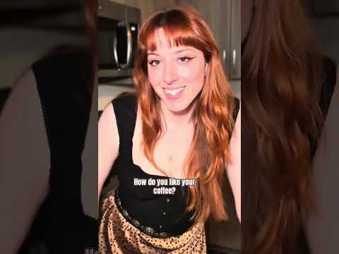 #coffee #redhead #asmr #tapping #soothingasmr