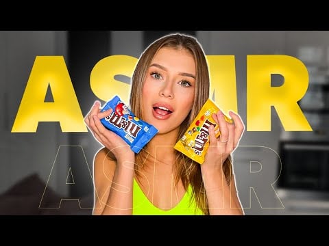 [4K USA ASMR] Sweet Mix🍬M&Ms, Lollipops & Cookies — Real Crunch, Chewing & Sticky Sounds |No Talking