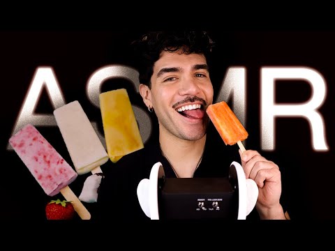 Guy eating paletas for your enjoyment ASMR