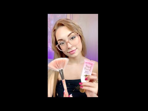 ASMR Doing YOUR Makeup Fast & Aggressive #shorts makeup in under a minute, personal attention, RP